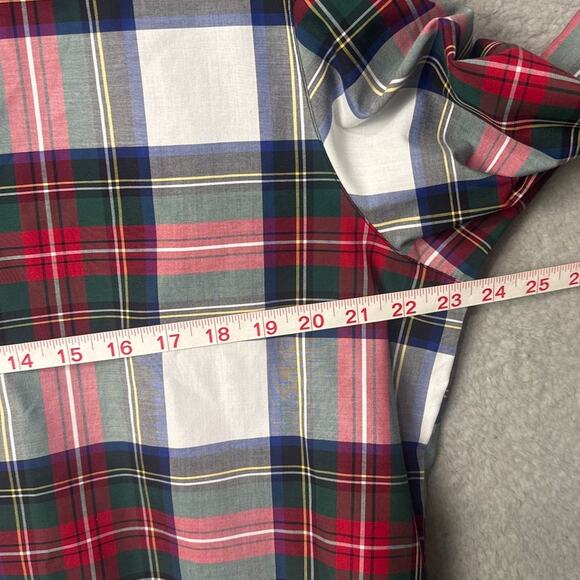 Foxcroft Plus Size Button Up Shirt Plaid Wrinkle Free Cotton Size 18 Fall Winter - Picture 4 of 8